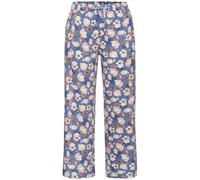 VIVANCE DREAMS Damen Pyjamahose blau-rosa-geblümt Gr.32/34