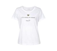 VIVANCE DREAMS Damen Pyjamaoberteil weiß Gr.44/46