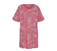 VIVANCE DREAMS Damen Sleepshirt pink-gemustert Gr.36/38
