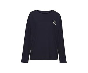 VIVANCE DREAMS Pyjama-Oberteil in Dunkelblau - Größe 32/34 | Damen Loungewear