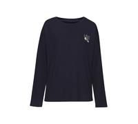 VIVANCE DREAMS Pyjama-Oberteil in Dunkelblau - Größe 36/38 | Damen Loungewear