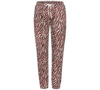Pyjamahose VIVANCE DREAMS, Damen, Gr. 44/46, N-Gr, schwarz (rot, schwarz, gemustert), Single Jersey, Obermaterial: 100% Baumwolle, gemustert, Basic, Basic lang, Hosen, mit elastischem Hosensaum (58611