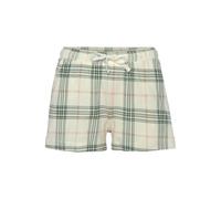 VIVANCE DREAMS Pyjamashorts Damen creme-grün-kariert Gr.32/34