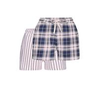 VIVANCE DREAMS Pyjamashorts Damen rosa-blau-gemustert Gr.40/42