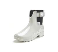 Gummistiefelette VIVANCE, Damen, Gr. 37, grau, Obermaterial: 100% PVC. Futter: 100% Textilmaterial. Decksohle: 100% Textilmaterial. Laufsohle: 100% Synthetik, unifarben, glänzend, casual, Schuhe Chels