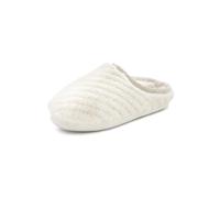 Hausschuh VIVANCE "Pantoffel, Pantolette, Plüsch Hausschuhe" Gr. 38/39 (M), beige Damen Schuhe (20268711-38) beige