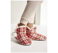 Hausschuh VIVANCE Gr. 40, rot (rot / beige) Damen Schuhe (40806806-40) rot / beige