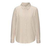 VIVANCE Hemdbluse Damen creme-sand gestreift Gr.40