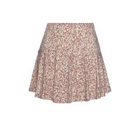 Hosenrock VIVANCE, Damen, Gr. 42, bunt (mauve, creme, bedruckt), Jersey, Obermaterial: 95% Viskose, 5% Elasthan, bedruckt, geblümt, modisch, figurumspielend kurz, Röcke Skort, mit Blumendruck, Skort, 