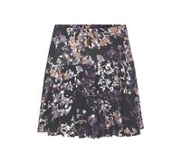 VIVANCE Hosenrock Damen schwarz-lila bedruckt Gr.46