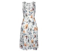Jerseykleid VIVANCE Gr. 40, N-Gr, grau (grau-meliert-bedruckt) Damen Kleider (97586841-40) grau-meliert-bedruckt