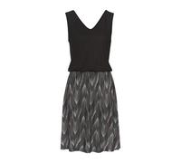 VIVANCE Jerseykleid Damen grün-schwarz bedruckt Gr.36