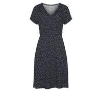 Jerseykleid VIVANCE Gr. 40, N-Gr, bunt (schwarz, blau, geblümt) Damen Kleider (88981022-40) schwarz, blau, geblümt