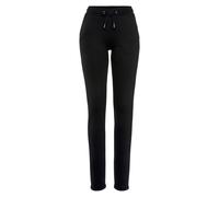 Jogginghose VIVANCE, Damen, Gr. 52/54, N-Gr, schwarz, angeraute Sweatware, Obermaterial: 50% Polyester, 30% Viskose, 20% Baumwolle, unifarben, Basic, bequem knöchellang, Hosen, innen weich angeraut un