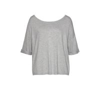 Kurzarmpullover VIVANCE Gr. 44/46, grau (grau, meliert) Damen Pullover (28781104-44) grau, meliert