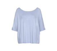 Kurzarmpullover VIVANCE Gr. 44/46, blau (hellblau) Damen Pullover (34703716-44) hellblau