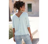 Kurzarmpullover VIVANCE Gr. 36/38, grün (hellgrün) Damen Pullover (77699566-36) hellgrün