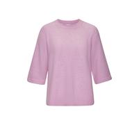 Kurzarmpullover VIVANCE, Damen, Gr. 44/46, rosé, Strick, Obermaterial: 74% Polyacryl, 24% Polyamid, 2% Elasthan, unifarben, figurumspielend hüftlang, Rundhals, Raglanärmel, Pullover (81292209-44) rosé