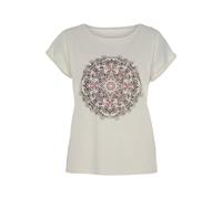 VIVANCE Kurzarmshirt Damen creme Gr.40/42