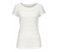 Vivance T-Shirt, mit weicher Häkelspitze TOPSELLER 48/50 weiß Damen T-Shirts Shirts Sweatshirts T-Shirt 48/50 creme