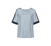 VIVANCE Kurzarmshirt Damen hellblau-marine Gr.44/46