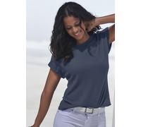 VIVANCE Kurzarmshirt Damen mint, blau Gr.36/38