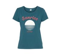 VIVANCE Kurzarmshirt Damen petrol Gr.44/46