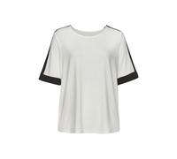 VIVANCE Kurzarmshirt Damen weiß-schwarz Gr.44/46