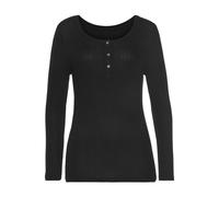 Langarmshirt VIVANCE Gr. 44/46, schwarz Damen Shirts (41289569-44) schwarz