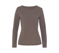 VIVANCE Langarmshirt Damen taupe Gr.44/46