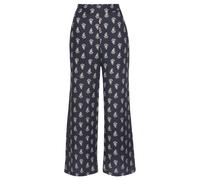 Palazzohose VIVANCE Gr. 38, N-Gr, blau (blau, bedruckt) Damen Hosen (66459950-38) blau, bedruckt