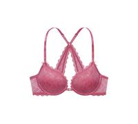 Push-up-BH VIVANCE Gr. 80, Cup D, pink Damen BHs Bügel-BHs mit feiner Spitze und praktischem Vorderverschluss (36416661-80)