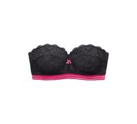 Push-up-BH VIVANCE, Damen, Gr. 80, Cup B, schwarz, Spitze, Obermaterial: 70% Polyamid, 20% Polyester, 10% Elasthan, BHs Push-up-BH, mit Bügel und mit 4 Tragevarianten, Multiway-BH, Dessous (79091240-8