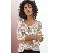 VIVANCE 3/4-Arm-Shirt Damen weiß, schwarz Gr.40/42