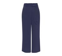 Schlupfhose VIVANCE, Damen, Gr. 44, N-Gr, blau, Web, Obermaterial: 100% Polyester, unifarben, modisch, figurumspielend knöchelfrei, Hosen, mit elastischem Bund, Sommerhose, Basic (40744354-44) blau