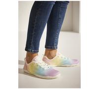 Sneaker VIVANCE "Schnürhalbschuh", Damen, Gr. 36, bunt (rose, gelb, blau), Obermaterial: 50% Lederimitat, 50% Textilmaterial. Decksohle: 100% Textilmaterial. Futter: 100% Textilmaterial. Laufsohle: 10