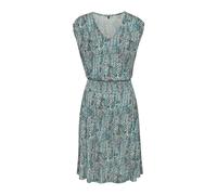 VIVANCE Sommerkleid Damen türkis-rosé bedruckt Gr.42