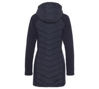 Steppjacke VIVANCE, Damen, Gr. 40, blau (marine), Fleece, Steppware, Obermaterial: 100% Polyester. Futter: 100% Polyester. Füllung: 100% Polyester, Jacken Steppjacke, mit Strickfleece-Ärmeln (39502350
