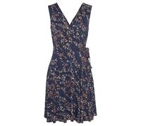 VIVANCE Strandkleid Damen blau-rosé bedruckt Gr.44