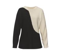 VIVANCE Strickpullover Damen beige-schwarz Gr.44/46