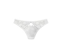 String VIVANCE "Julia", Damen, Gr. 40/42, beige (creme), Spitze, Obermaterial: 88% Polyamid, 12% Elasthan, Unterhosen String, mit verführerischem Cut-Out und feiner Zierschleife mit Accessoire (763304