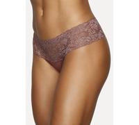 String VIVANCE, Damen, Gr. 48/50, bunt (rose, beere, mahagoni), Single Jersey, Obermaterial: 95% Baumwolle, 5% Elasthan. Spitze: 93% Polyamid, 7% Elasthan (LYCRA), unifarben, bequem, Unterhosen String