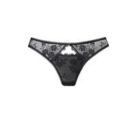 String VIVANCE "Julia", Damen, Gr. 32/34, Spitze, schwarz, Spitze, Obermaterial: 88% Polyamid, 12% Elasthan, Unterhosen String, mit verführerischem Cut-Out und feiner Zierschleife mit Accessoire (2091