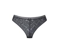 String VIVANCE "Madita", Damen, Gr. 36/38, schwarz, Spitze, Obermaterial: 65% Polyamid, 25% Polyester, 10% Elasthan, Unterhosen, aus hübscher Spitze mit „LOVE“-Schriftzug und feinem Mesh (60984223-36)