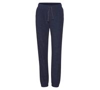 Sweatpants VIVANCE, Damen, Gr. 36/38, N-Gr, dunkelblau meliert, Frottee, Obermaterial: 51% Baumwolle, 49% Polyester, meliert, Basic, Hosen, Kleine Stickerei (20278813-36) dunkelblau meliert