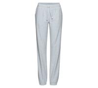 Sweatpants VIVANCE, Damen, Gr. 40/42, N-Gr, blau (hellblau meliert), Frottee, Obermaterial: 63% Polyester, 37% Baumwolle, meliert, Basic, Hosen, Kleine Stickerei (74766608-40) hellblau meliert