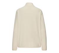 Sweatjacke VIVANCE, Damen, Gr. 32/34, beige (creme), Obermaterial: 100% Polyester, unifarben, casual, bequem hüftbedeckend, Langarm, Sweatjacken, mit Stehkragen und Eingrifftaschen (69144240-32) creme