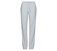 Sweatpants VIVANCE, Damen, Gr. 44/46, N-Gr, blau (hellblau meliert), Frottee, Obermaterial: 63% Polyester, 37% Baumwolle, meliert, casual, Basic, Hosen, Kleine Stickerei (74766608-44) hellblau meliert