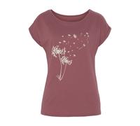 VIVANCE by Lascana Damen T-Shirt | mit Frontdruck, Rundhalsausschnitt, Baumwolle für ein leichtes Tragegefühl