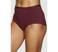 Taillenslip VIVANCE, Damen, Gr. 36/38, bunt (altrosa, navy, khaki, bordeaux, anthrazit), Single Jersey, Obermaterial: 95% Baumwolle, 5% Elasthan, unifarben, bequem, Unterhosen Taillenslip, aus elastis